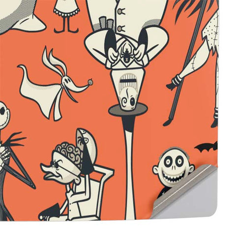 Disney The Nightmare Before Christmas Character Pattern print PS5 Console Skin