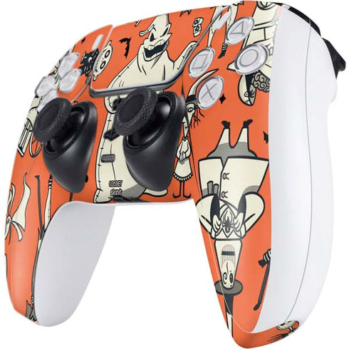 Disney The Nightmare Before Christmas Character Pattern print PS5 Controller Skin