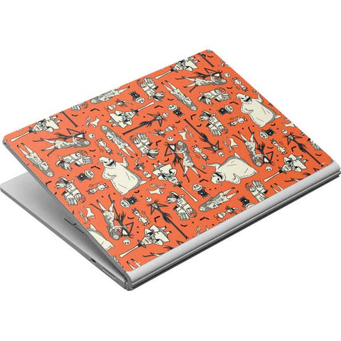 Disney The Nightmare Before Christmas Character Pattern print Surface Book Skin
