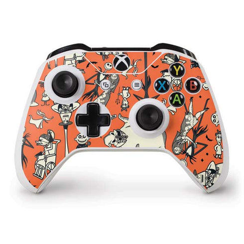 Disney The Nightmare Before Christmas Character Pattern print Xbox One S Controller Skin