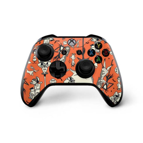 Disney The Nightmare Before Christmas Character Pattern print Xbox One X Controller Skin