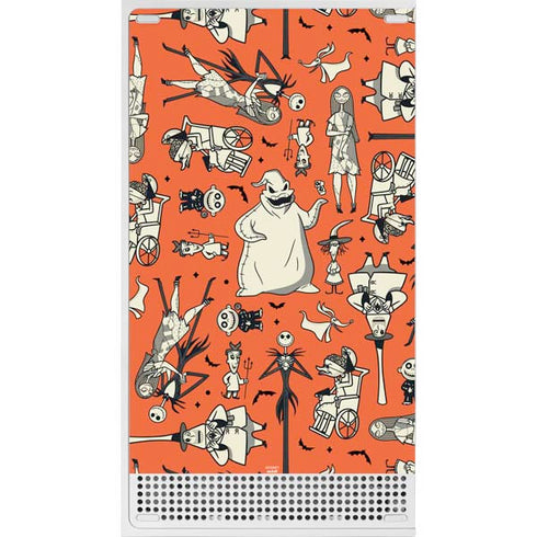 Disney The Nightmare Before Christmas Character Pattern print Xbox Series S Console Skin