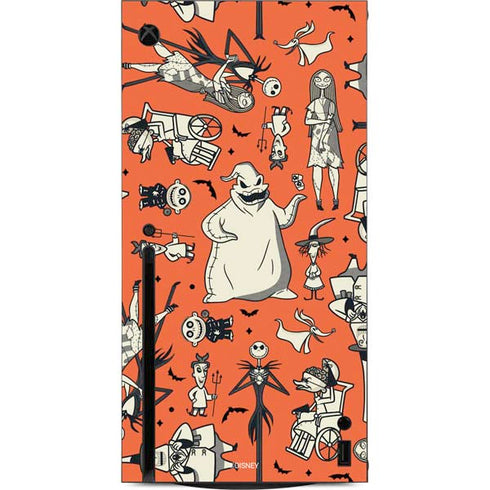 Disney The Nightmare Before Christmas Character Pattern print Xbox Series X Console Skin