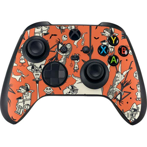 Disney The Nightmare Before Christmas Character Pattern print Xbox Series X Controller Skin