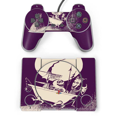 Disney The Nightmare Before Christmas Lock Shock and Barrel Art PlayStation Classic Bundle Skin