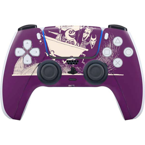 Disney The Nightmare Before Christmas Lock Shock and Barrel Art PS5 Controller Skin