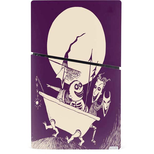 Disney The Nightmare Before Christmas Lock Shock and Barrel Art PS5 Slim Digital Edition Console Skin