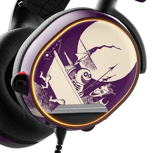 Disney The Nightmare Before Christmas Lock Shock and Barrel Art SteelSeries Arctis 3 Skin