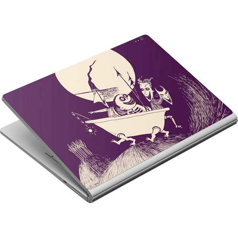 Disney The Nightmare Before Christmas Lock Shock and Barrel Art Surface Book Skin
