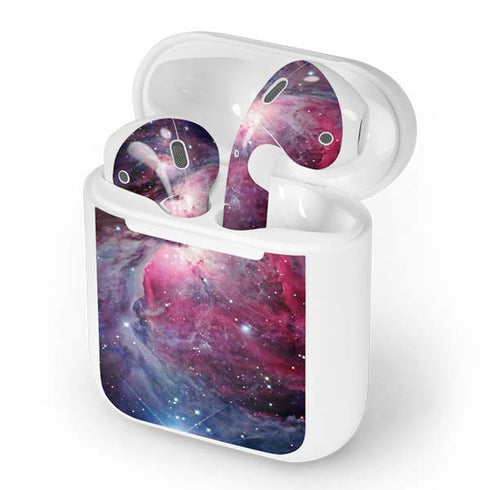 The Orion Nebula Pink Apple AirPods Skin
