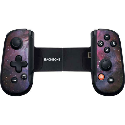 The Orion Nebula Pink Backbone One for iPhone Game Controller Skin