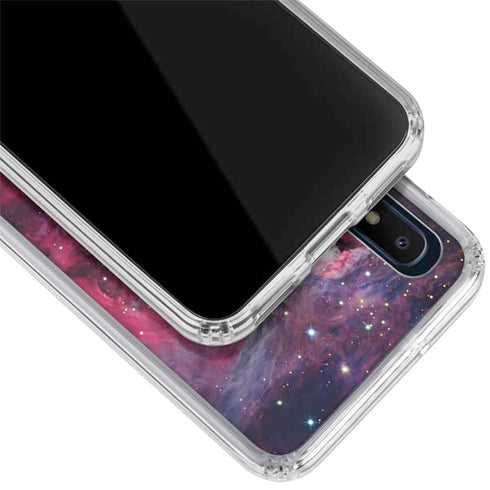 The Orion Nebula Pink Galaxy A10e Clear Case