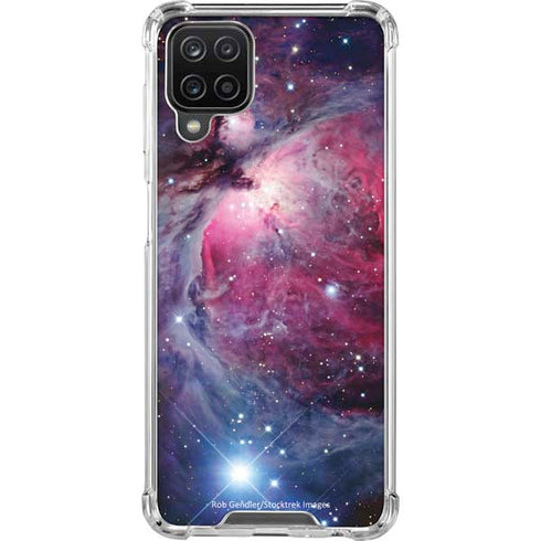 The Orion Nebula Pink Galaxy A12 Clear Case