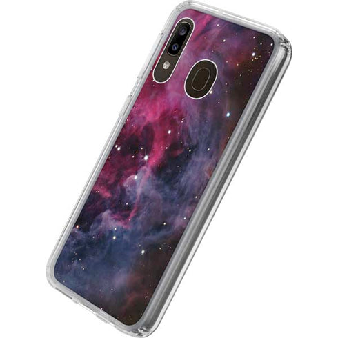 The Orion Nebula Pink Galaxy A20 Clear Case