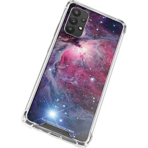The Orion Nebula Pink Galaxy A32 5G Clear Case