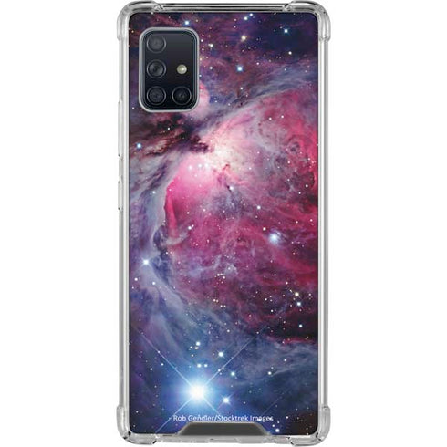 The Orion Nebula Pink Galaxy A51 5G Clear Case