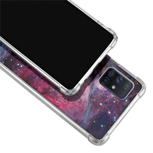 The Orion Nebula Pink Galaxy A51 5G Clear Case