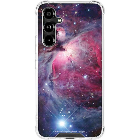 The Orion Nebula Pink Galaxy A54 5G Clear Case