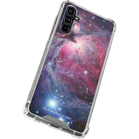 The Orion Nebula Pink Galaxy A54 5G Clear Case