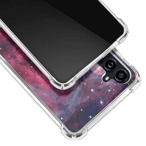 The Orion Nebula Pink Galaxy A54 5G Clear Case