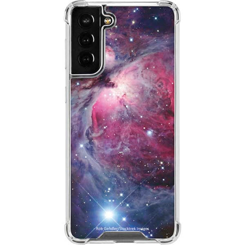The Orion Nebula Pink Galaxy S21 FE Clear Case