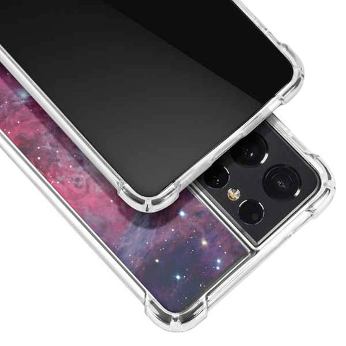 The Orion Nebula Pink Galaxy S21 Ultra 5G Clear Case