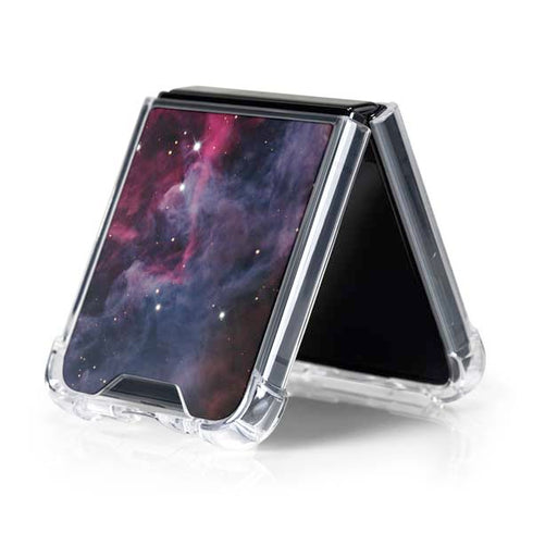 The Orion Nebula Pink Galaxy Z Flip5 5G Clear Case