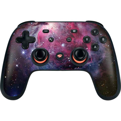The Orion Nebula Pink Google Stadia Controller Skin