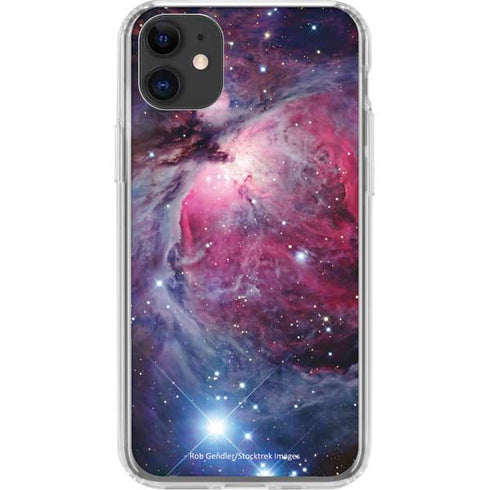 The Orion Nebula Pink iPhone 11 Clear Case