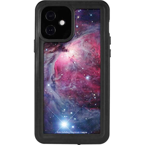 The Orion Nebula Pink iPhone 12 Waterproof Case