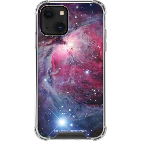The Orion Nebula Pink iPhone 14 Plus Clear Case