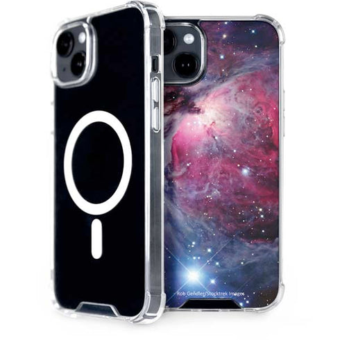The Orion Nebula Pink iPhone 15 Plus MagSafe Case