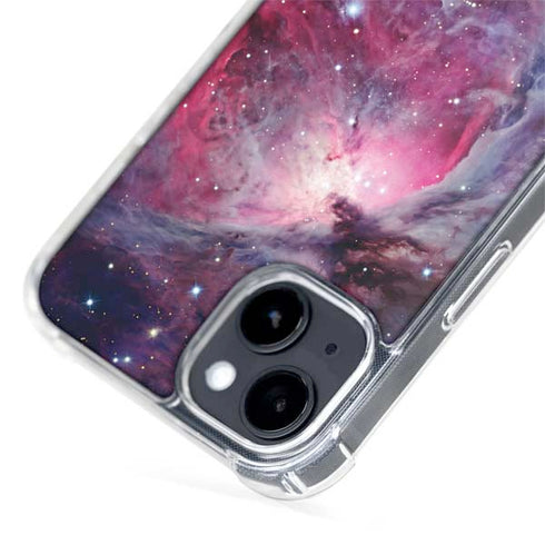 The Orion Nebula Pink iPhone 15 Plus MagSafe Case