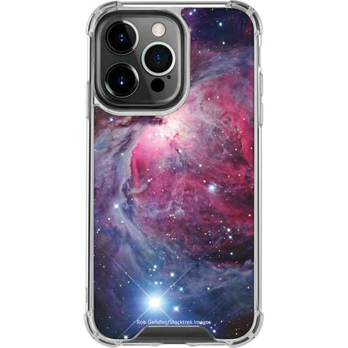 The Orion Nebula Pink iPhone 15 Pro Clear Case