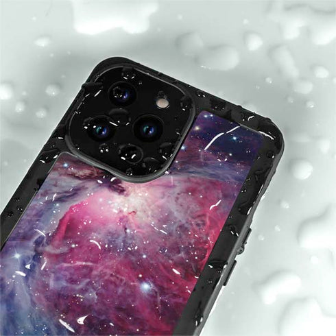 The Orion Nebula Pink iPhone 14 Pro Max Waterproof Case