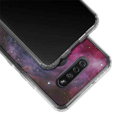 The Orion Nebula Pink LG K51/Q51 Clear Case