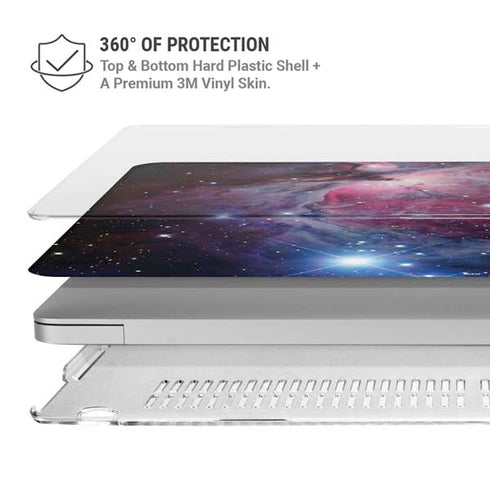 The Orion Nebula Pink MacBook Air 15in (2023-2025) Case plus Skin