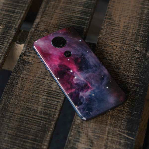 The Orion Nebula Pink Moto E5 Plus Skin