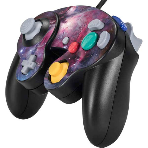 The Orion Nebula Pink Nintendo GameCube Controller Skin