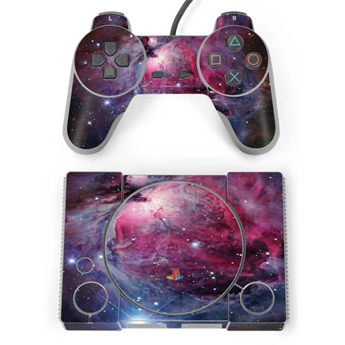 The Orion Nebula Pink PlayStation Classic Bundle Skin