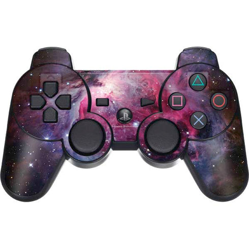 The Orion Nebula Pink PS3 Dual Shock wireless controller Skin