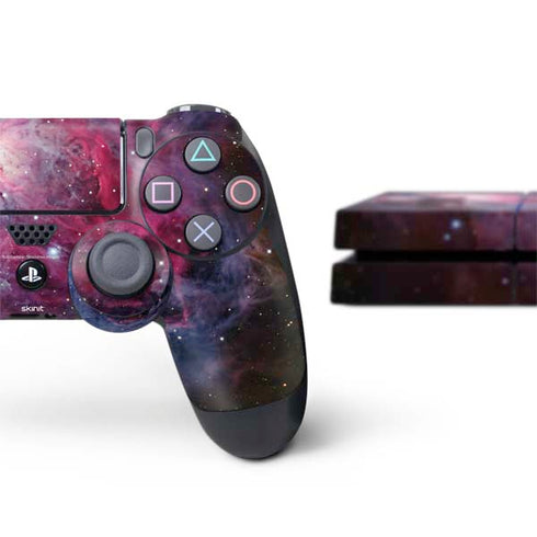 The Orion Nebula Pink PS4 Console and Controller Bundle Skin