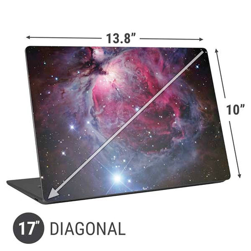 The Orion Nebula Pink Universal Laptop 17in (13.8 x 10in) Skin
