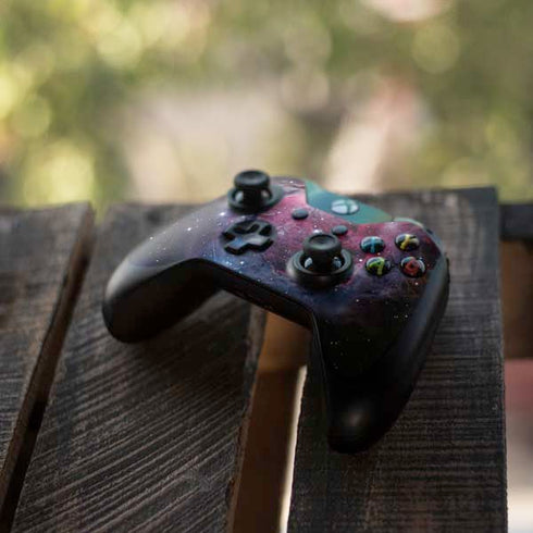 The Orion Nebula Pink Xbox One Controller Skin