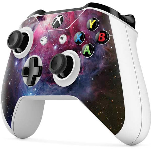 The Orion Nebula Pink Xbox One S All-Digital Edition Bundle Skin