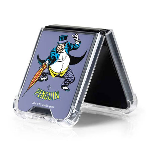 DC Comics The Penguin Portrait Galaxy Z Flip5 5G Clear Case