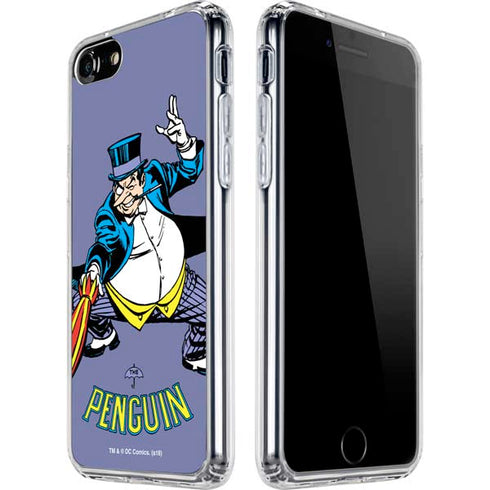 DC Comics Batman Classic Art Pose iPhone SE (2nd & 3rd Gen) Clear Case