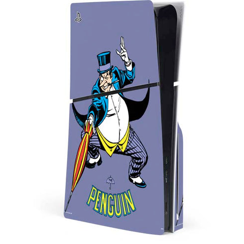 DC Comics The Penguin Portrait PS5 Slim Disk Console Skin