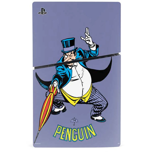 DC Comics The Penguin Portrait PS5 Slim Disk Console Skin