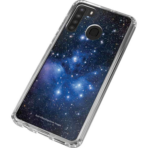The Pleiades Galaxy A21 Clear Case